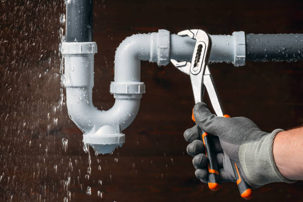 Professional Sewer Line Repair technician working in West Sand Lake, NY